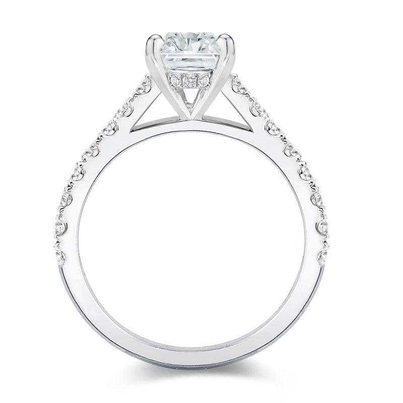 Elisa Radiant Moissanite Ring