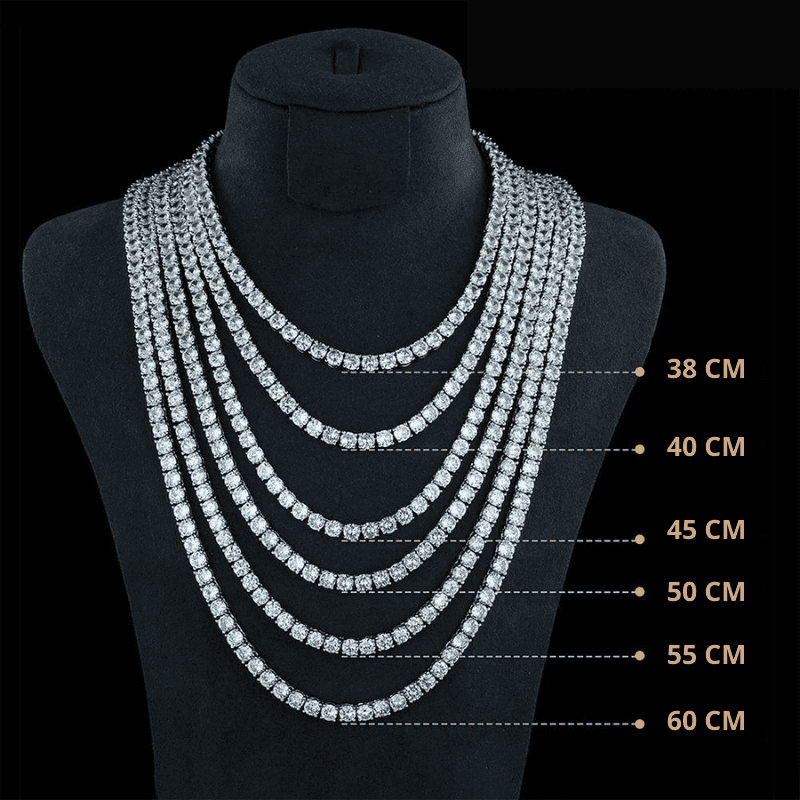 Large Riveira Moissanite Necklace