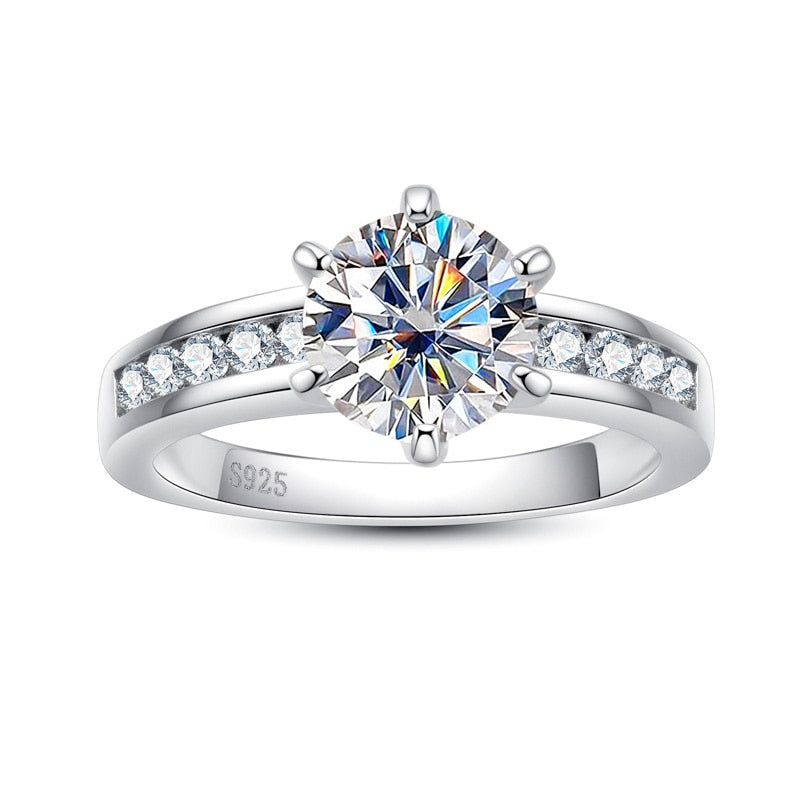 Galaxy Moissanite Ring