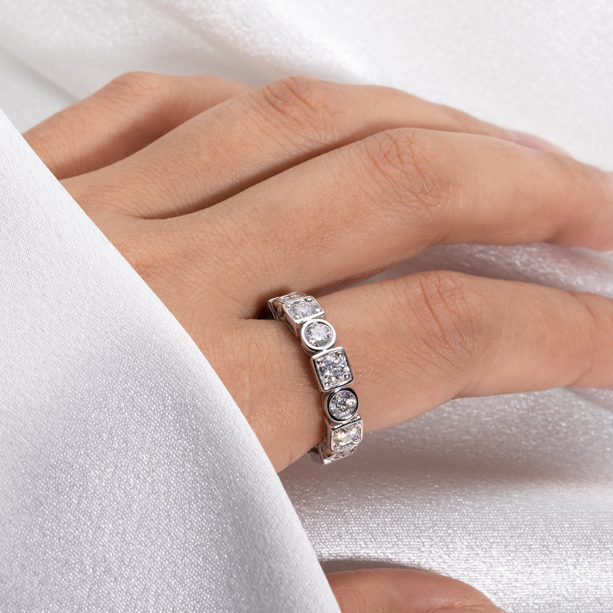 Alternity Moissanite Wedding Ring