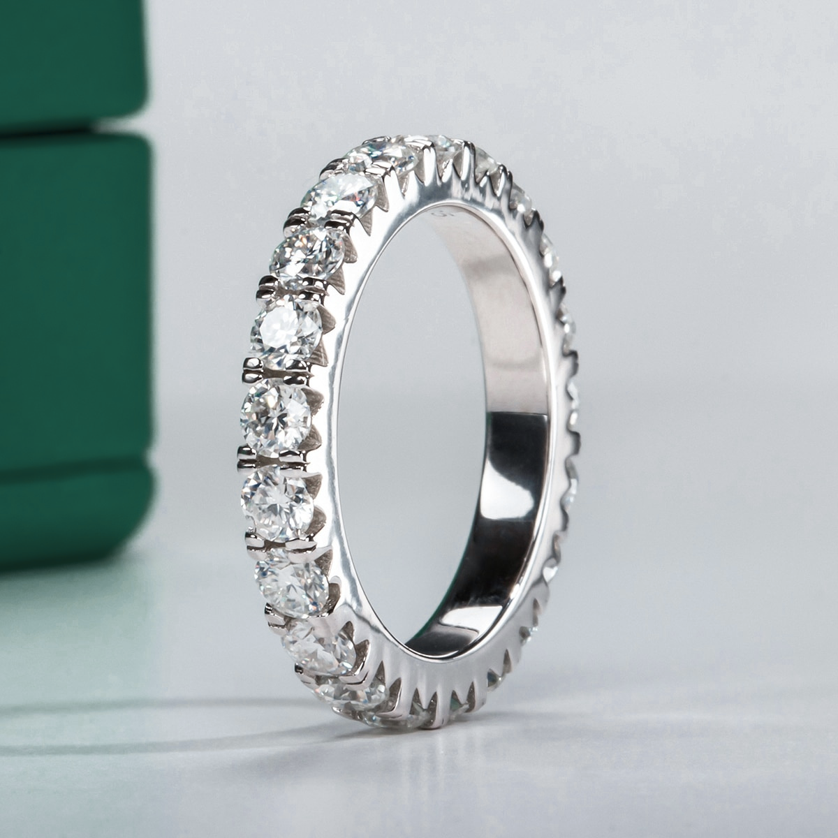 Eternal Love Moissanite Wedding Ring