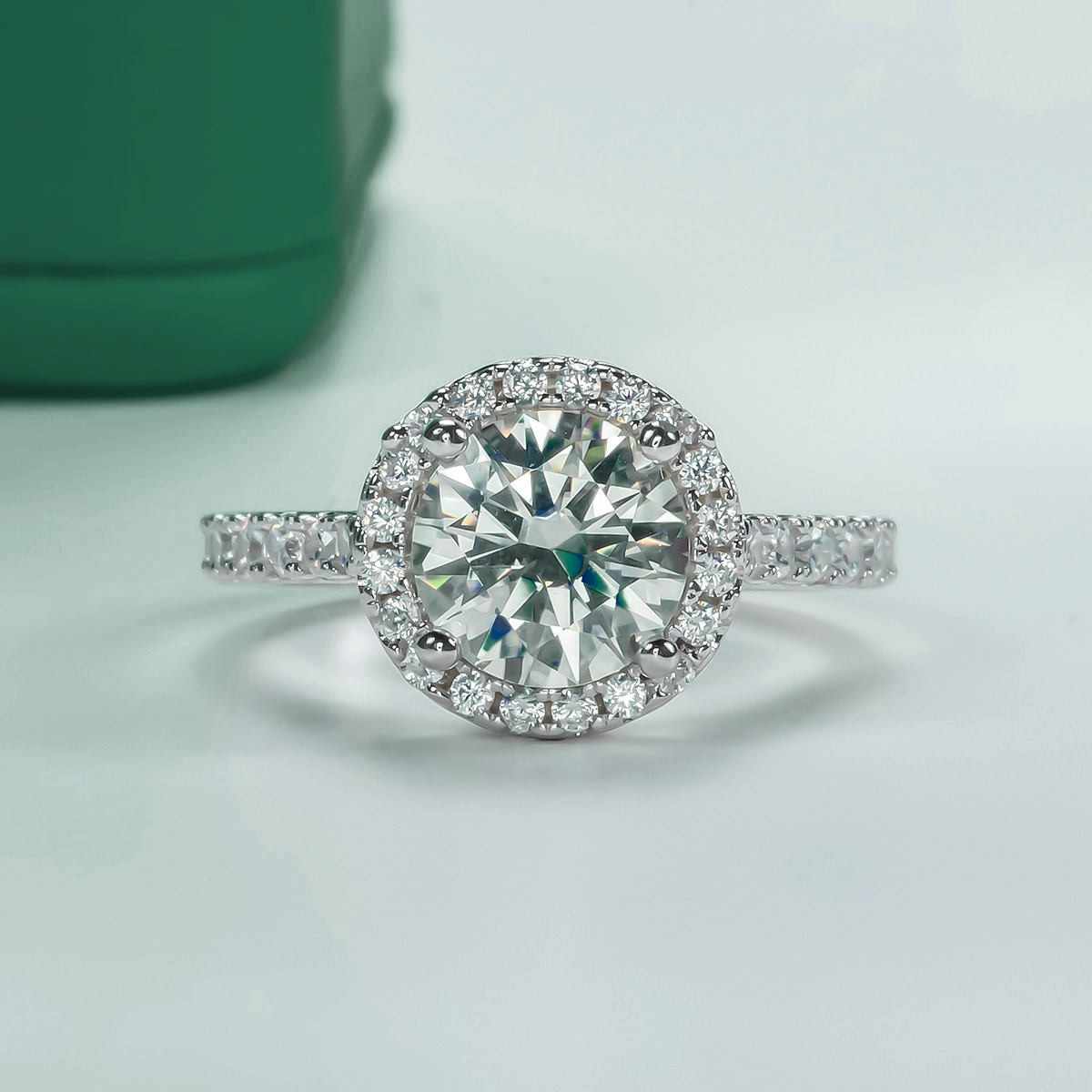 Moissanite Wire Ring