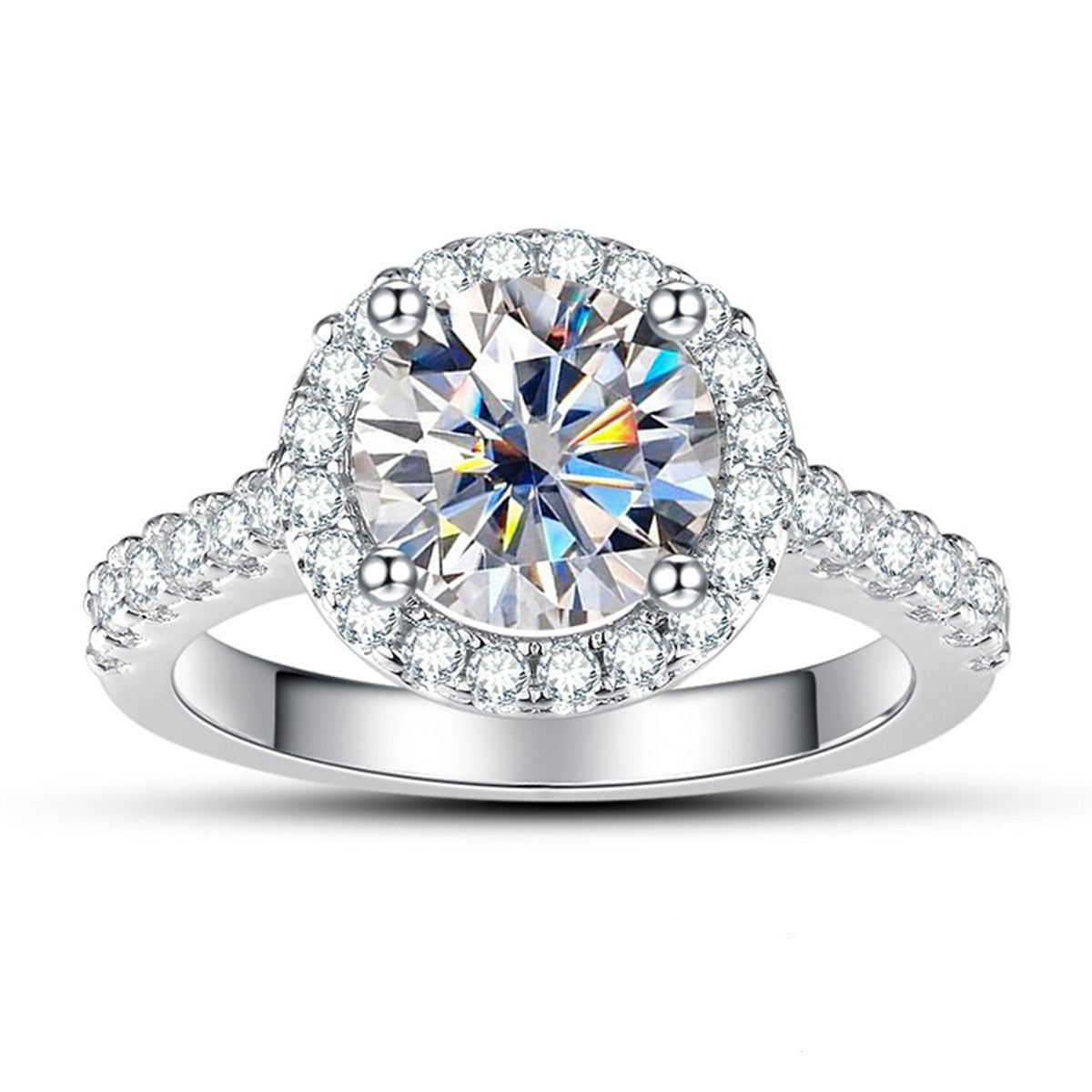 Moissanite Wire Ring