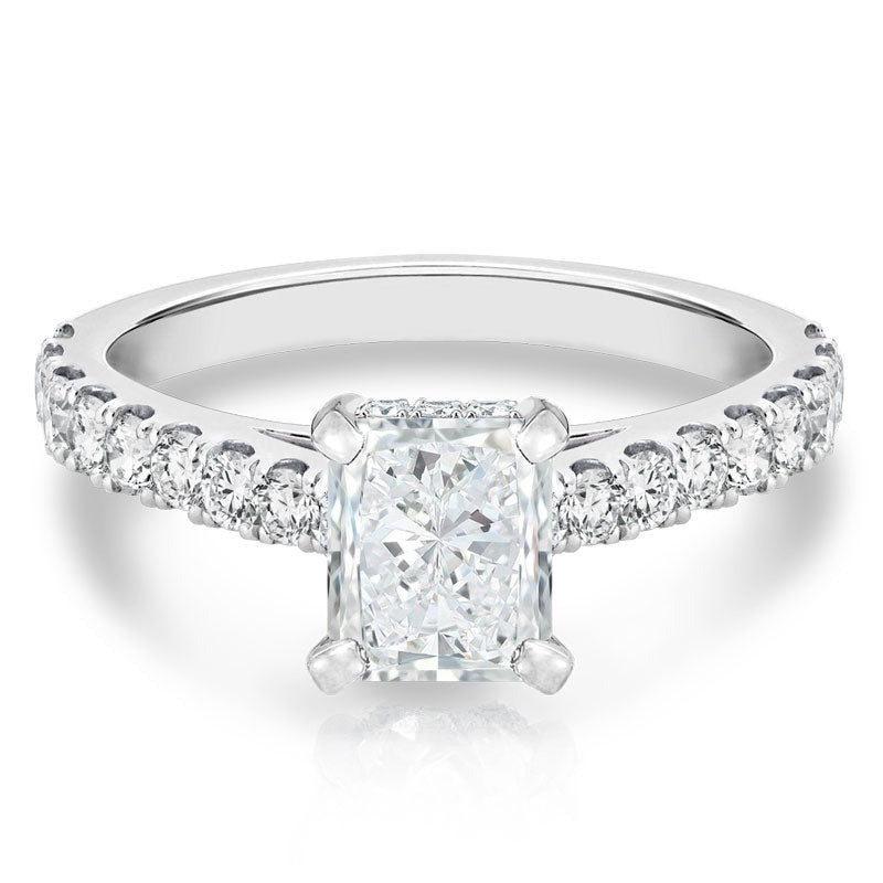 Elisa Radiant Moissanite Ring