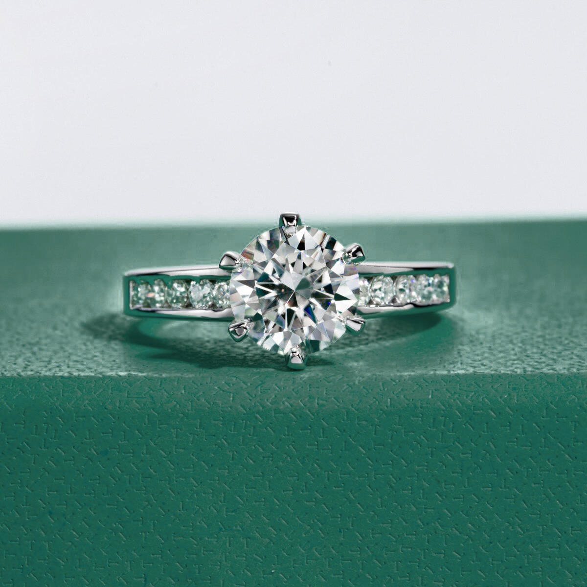 Galaxy Moissanite Ring
