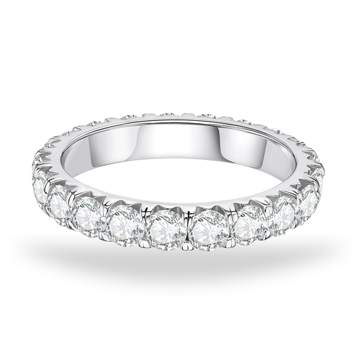 Eternal Love Moissanite Wedding Ring