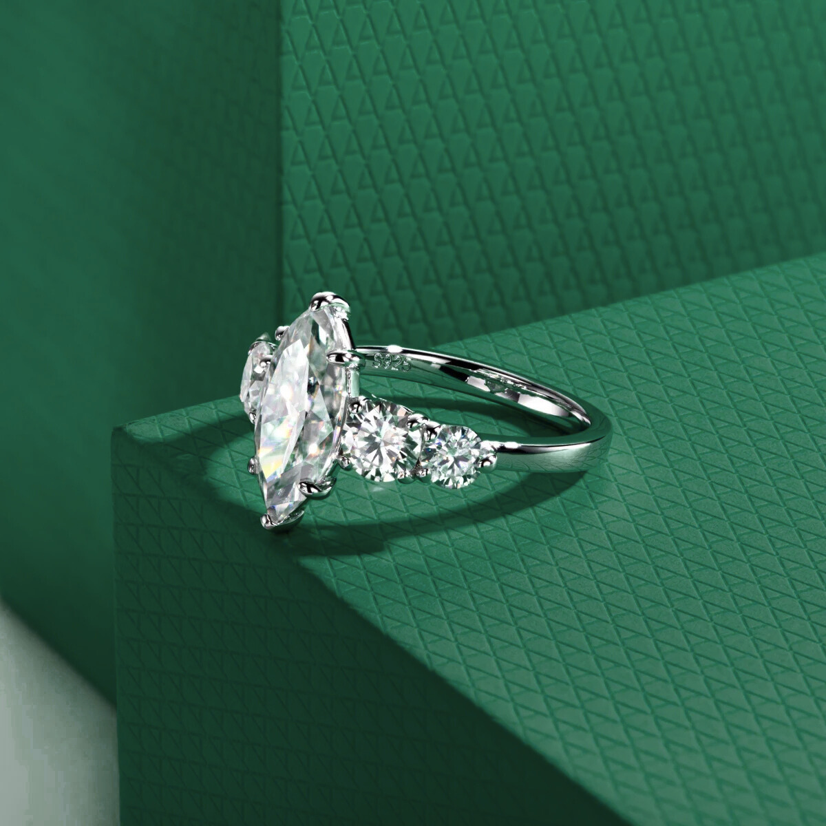 Claire Moissanite Ring
