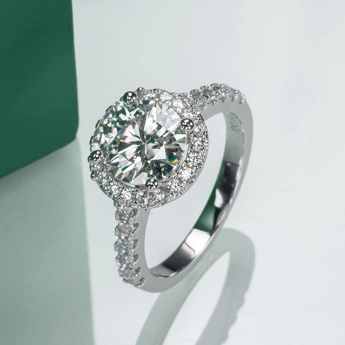 Moissanite Wire Ring