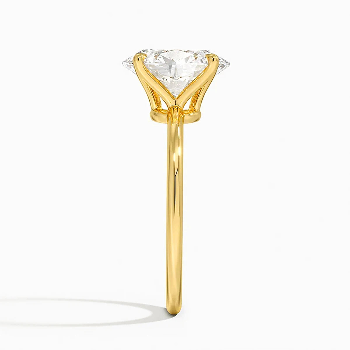 Wedding Rings, Silver Solitaire Rings, Engagement Solitaire Rings, Solitaire Rings with Moissanite, Solitaire Rings with Certified Moissanite