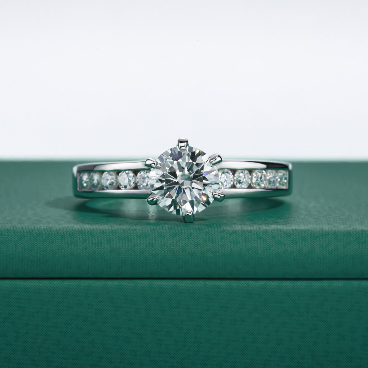 Galaxy Moissanite Ring
