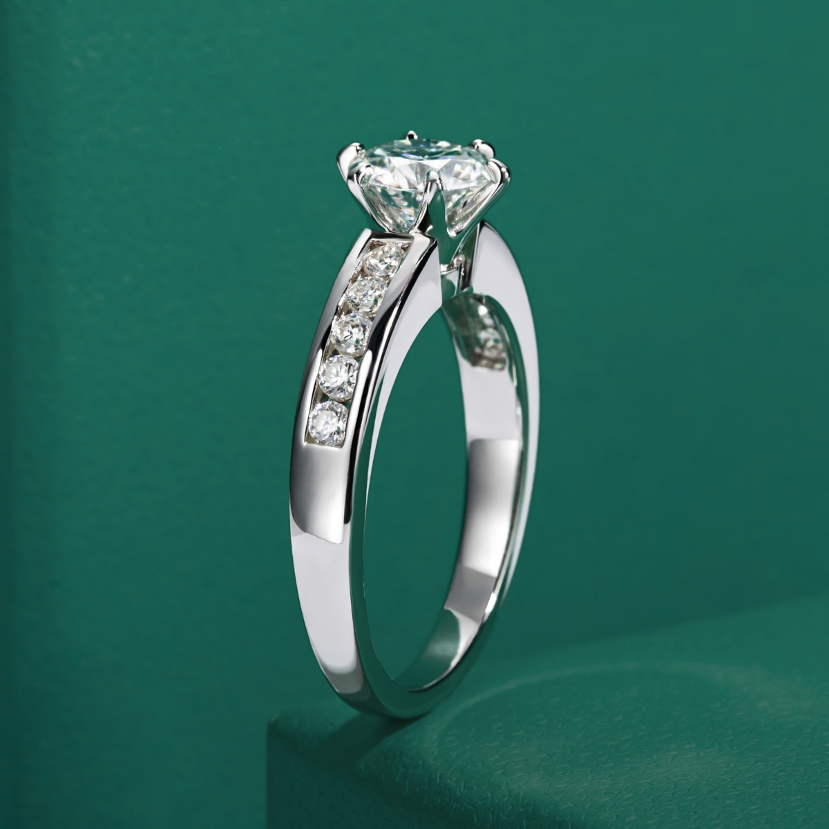 Galaxy Moissanite Ring