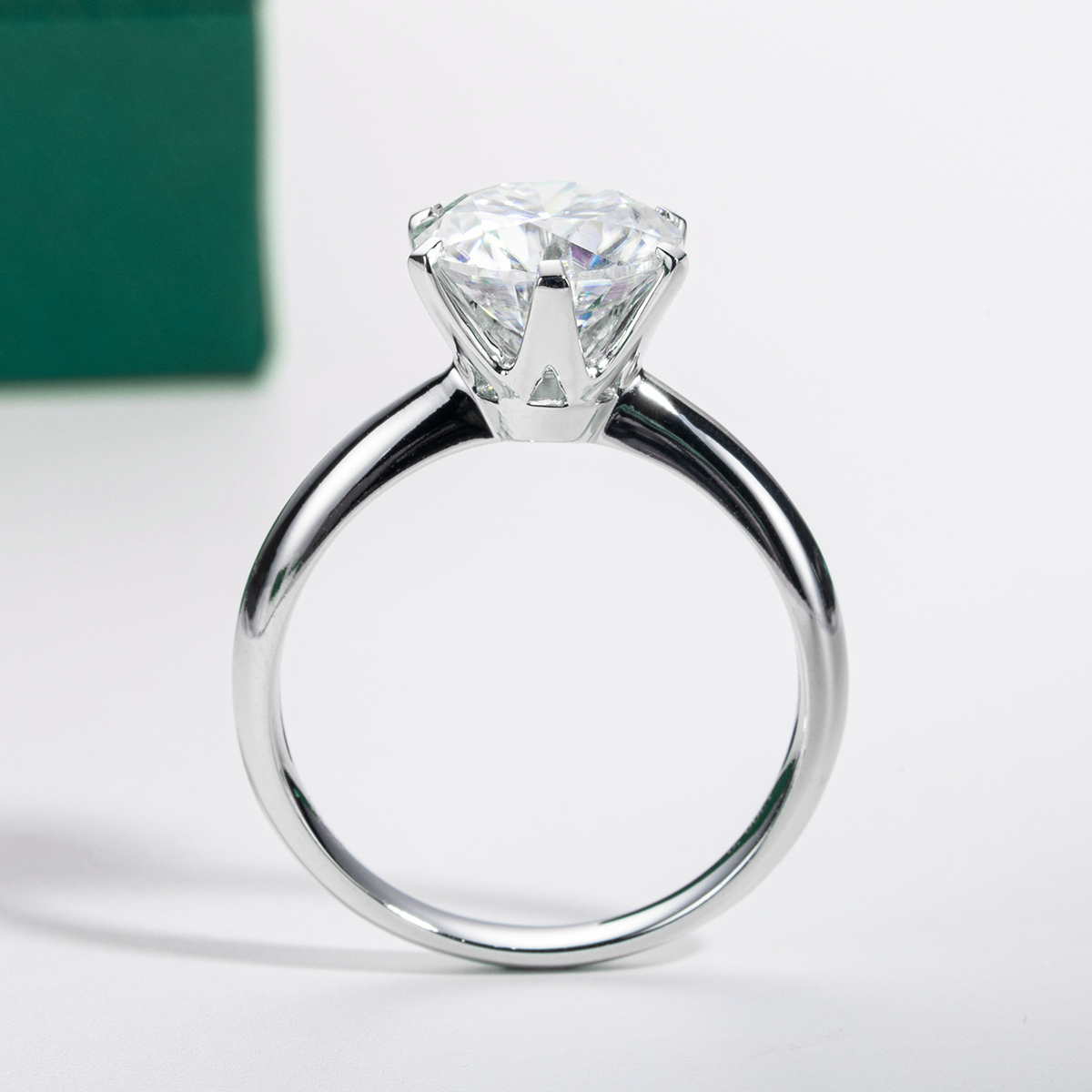 Moissanite Solitaire Ring