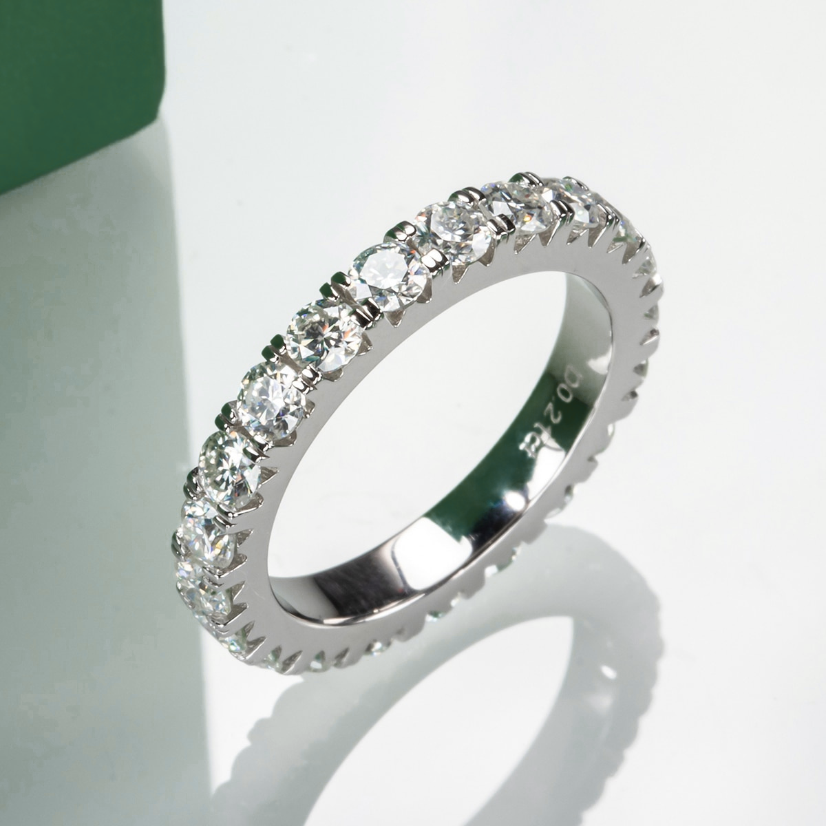 Eternal Love Moissanite Wedding Ring