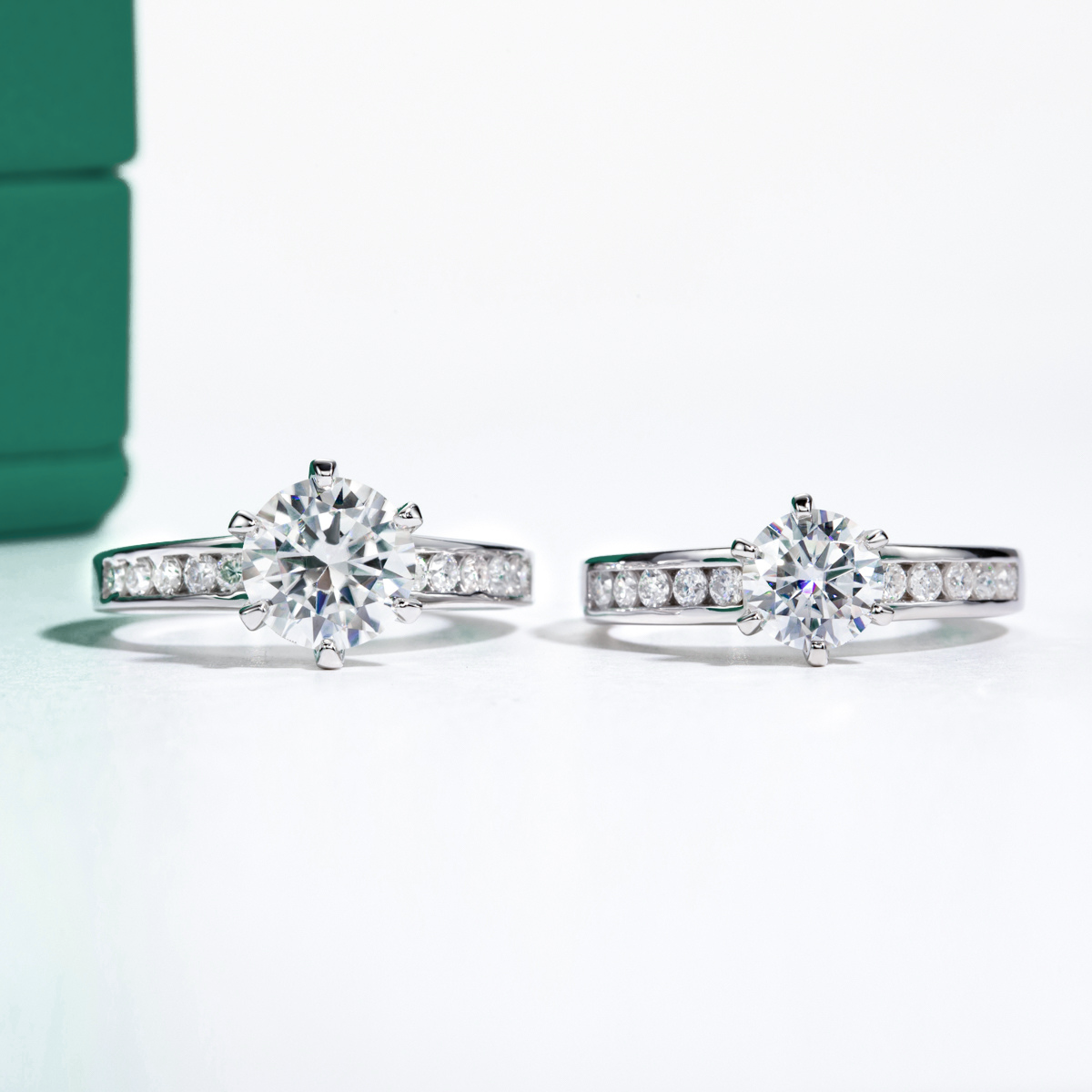 Galaxy Moissanite Ring