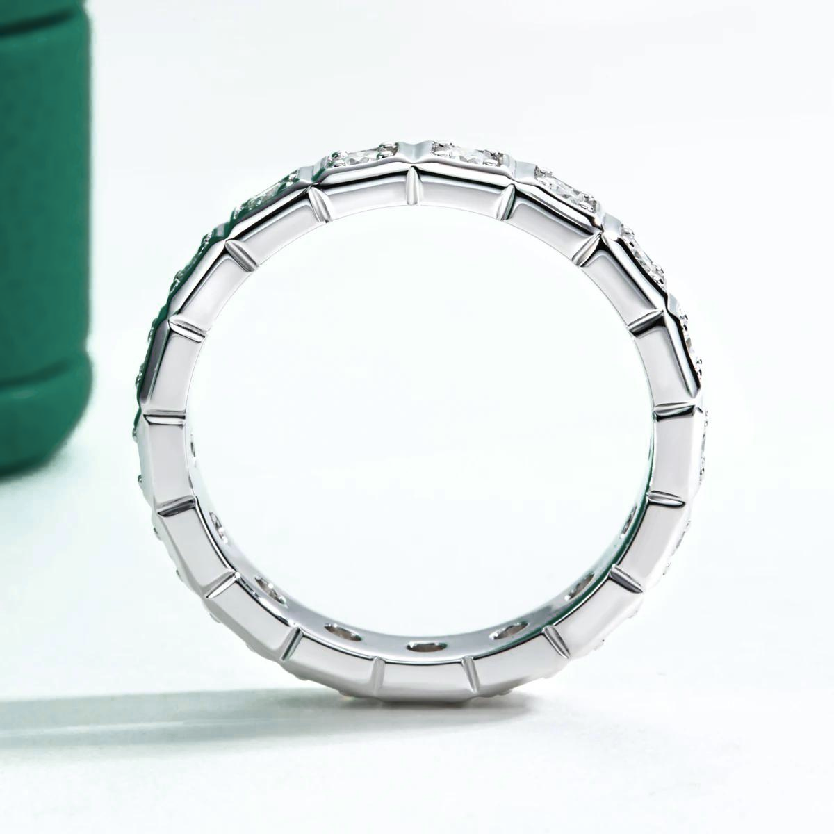 Quadralla Moissanite Ehering