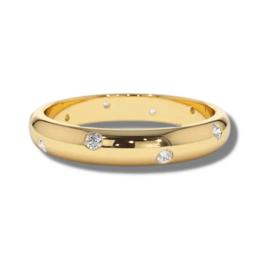 Wedding Ring, Silver Wedding Ring, Engagement Ring, Wedding Ring with Moissanite, Wedding Ring with Certified Moissanite