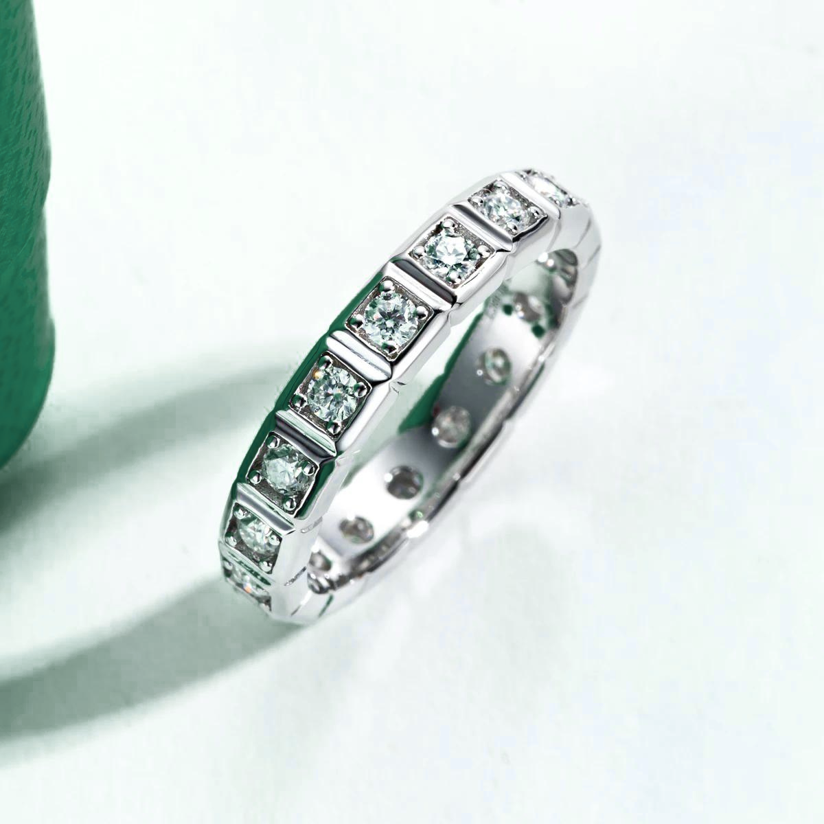Quadralla Moissanite Ehering
