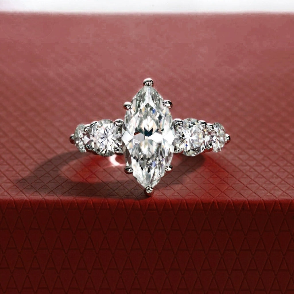Claire Moissanite Ring