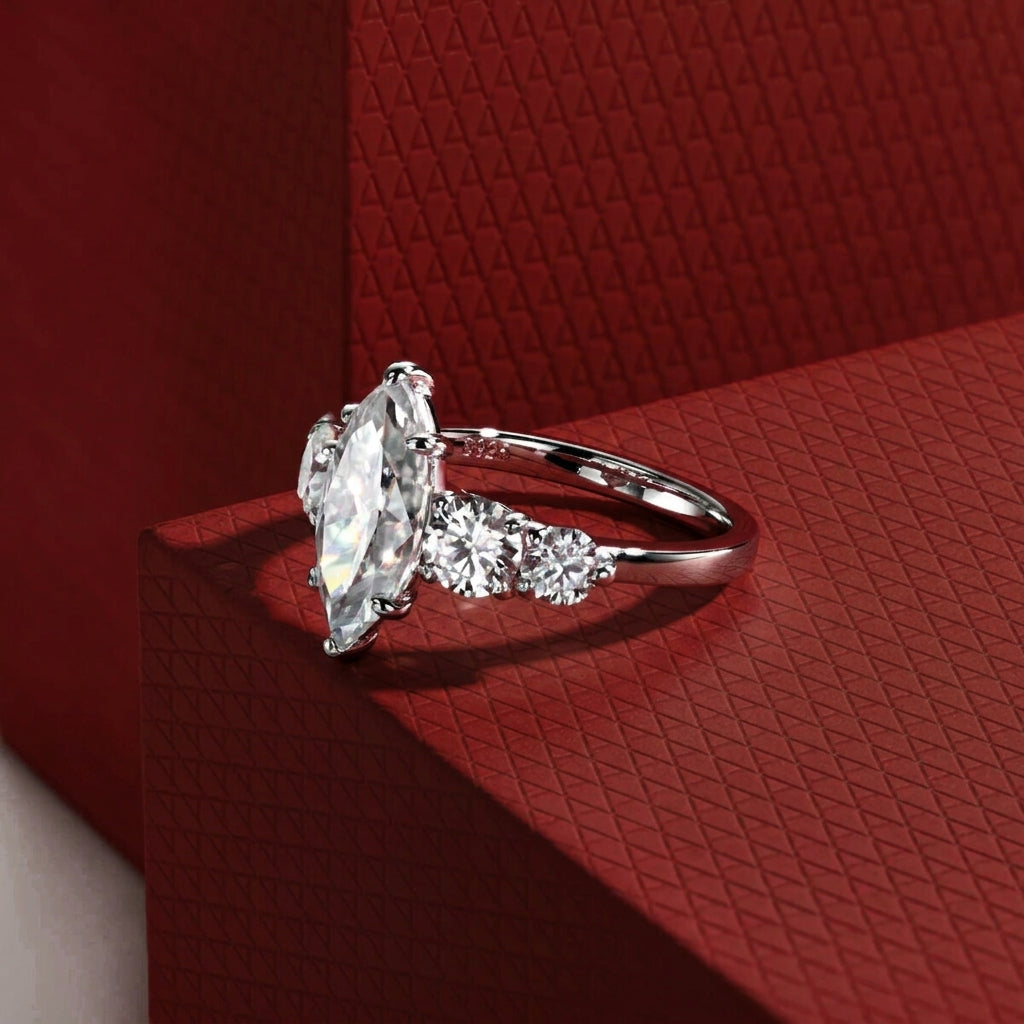 Claire Moissanite Ring