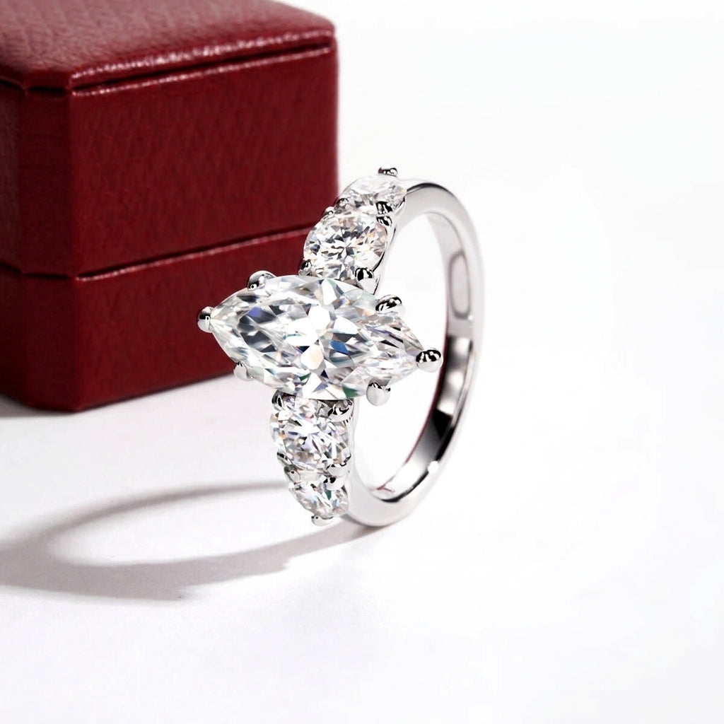 Claire Moissanite Ring