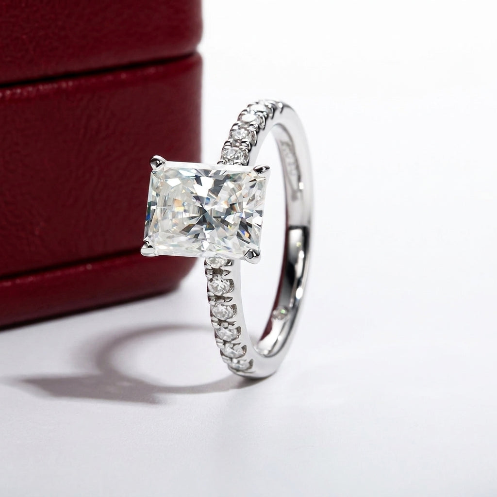 Promise Radiant Moissanite Ring