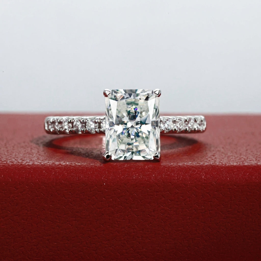 Promise Radiant Moissanite Ring