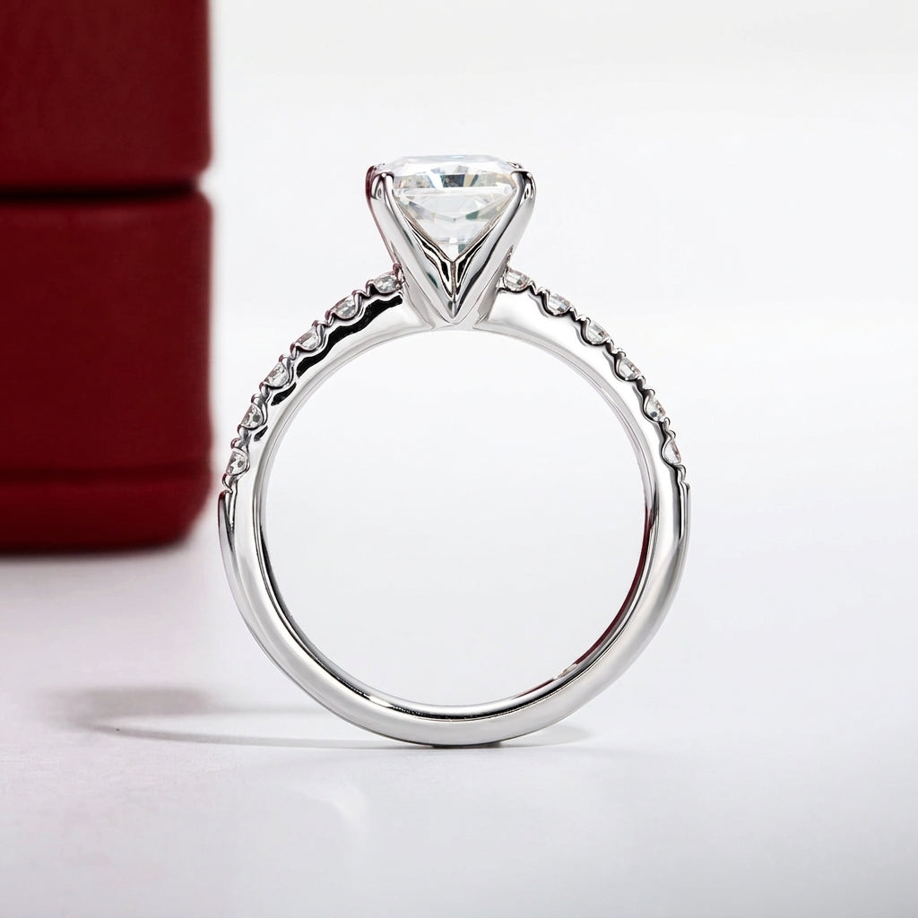 Promise Radiant Moissanite Ring