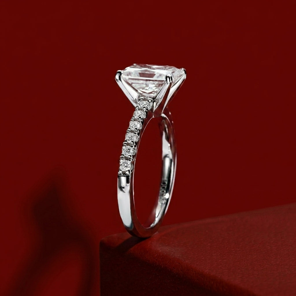 Promise Radiant Moissanite Ring