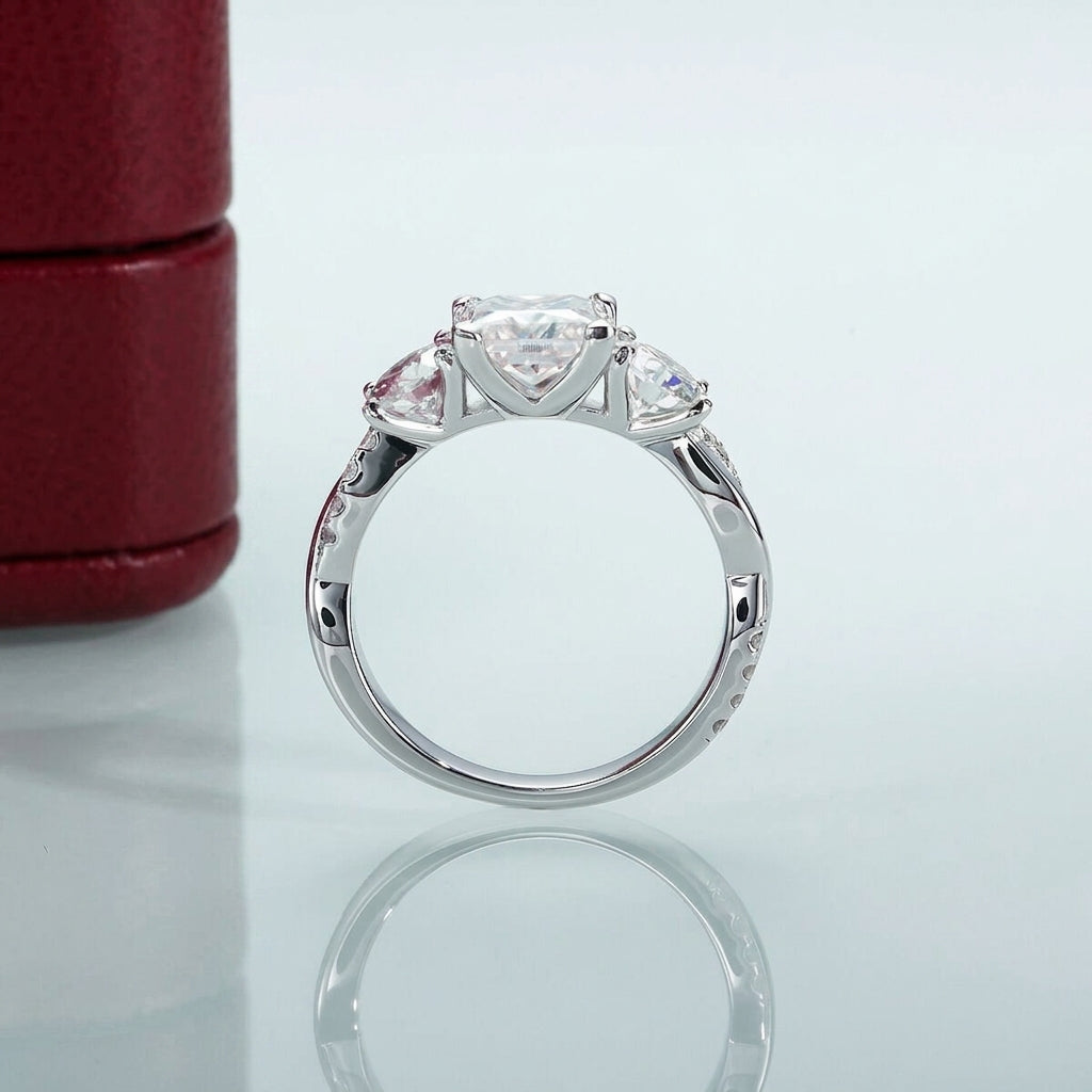 Croix Royale Princess Moissanite Ring
