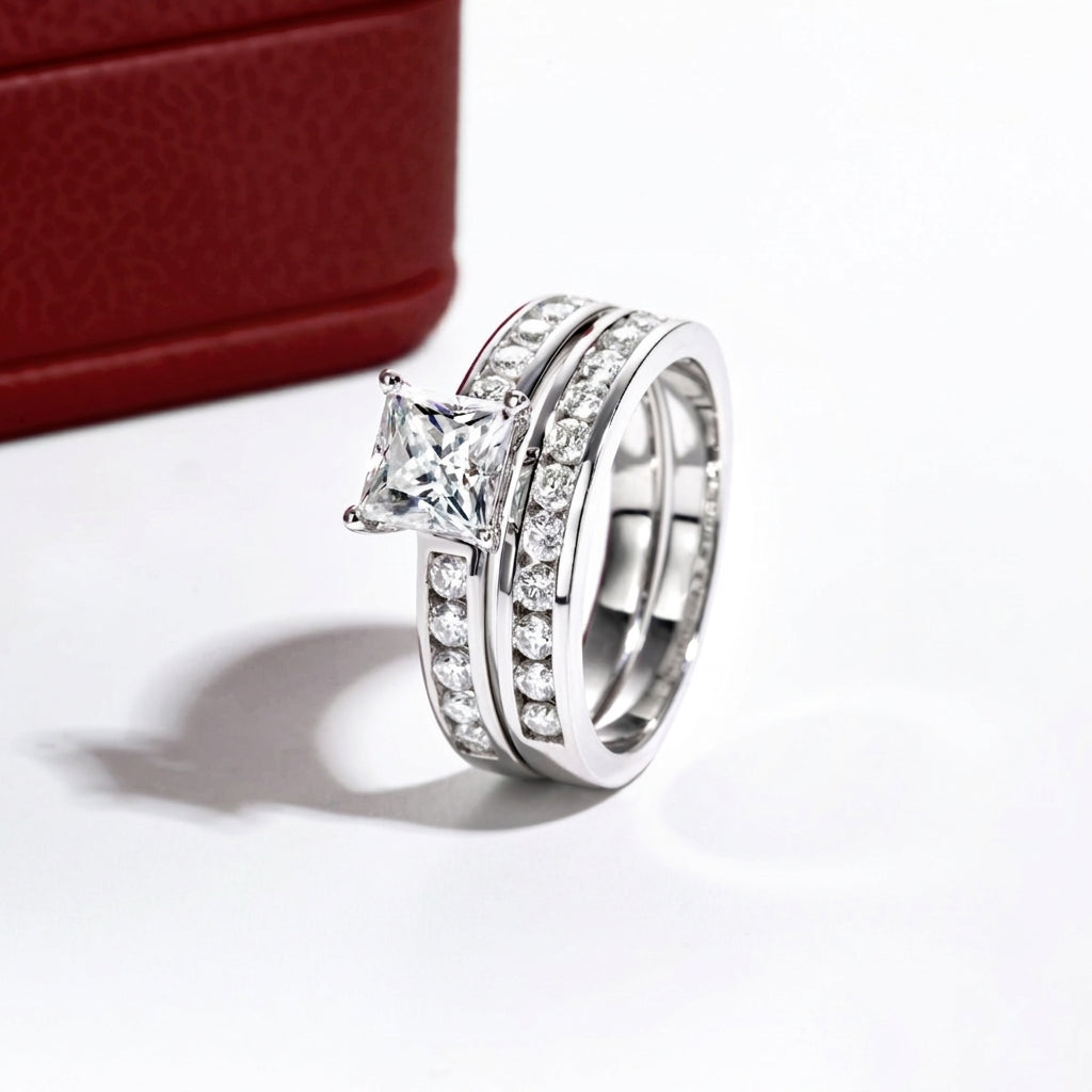 Promise Royale Princess Moissanite Ring
