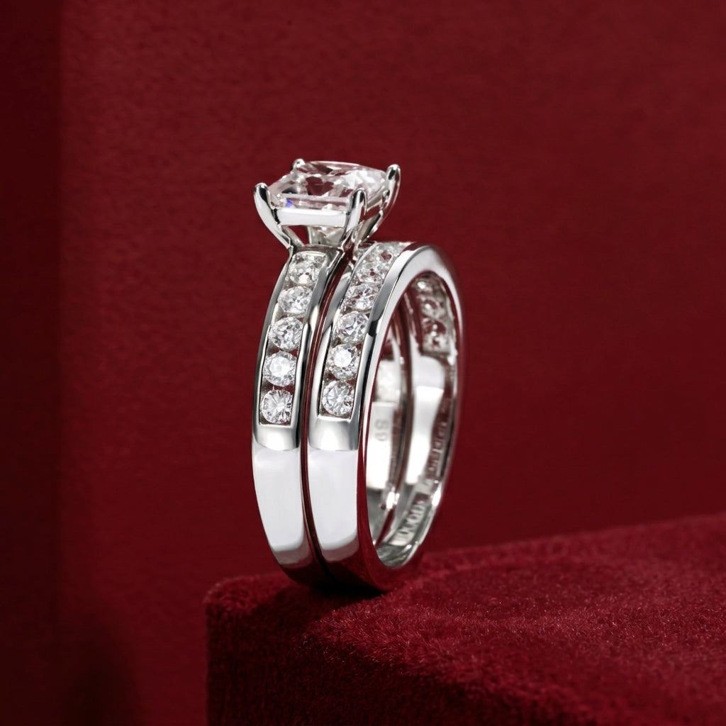 Promise Royale Princess Moissanite Ring