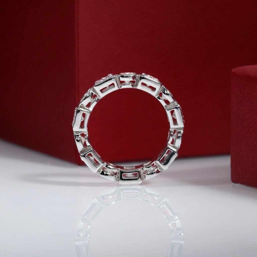 Alternity Moissanite Wedding Band