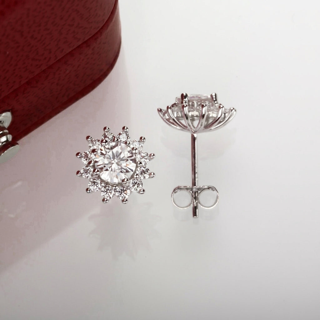 Tournesol Moissanite Earrings