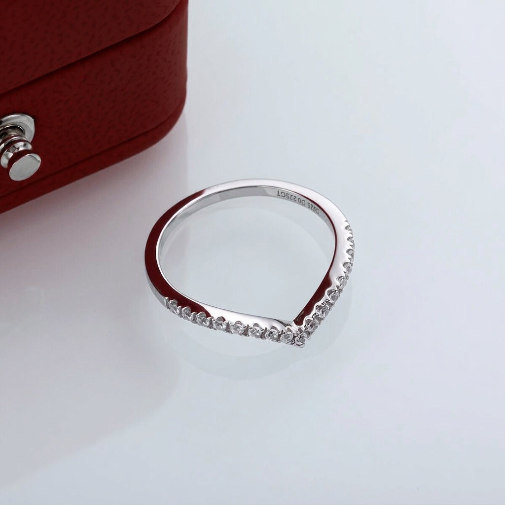 Coeur Moissanite Half Eternity Band