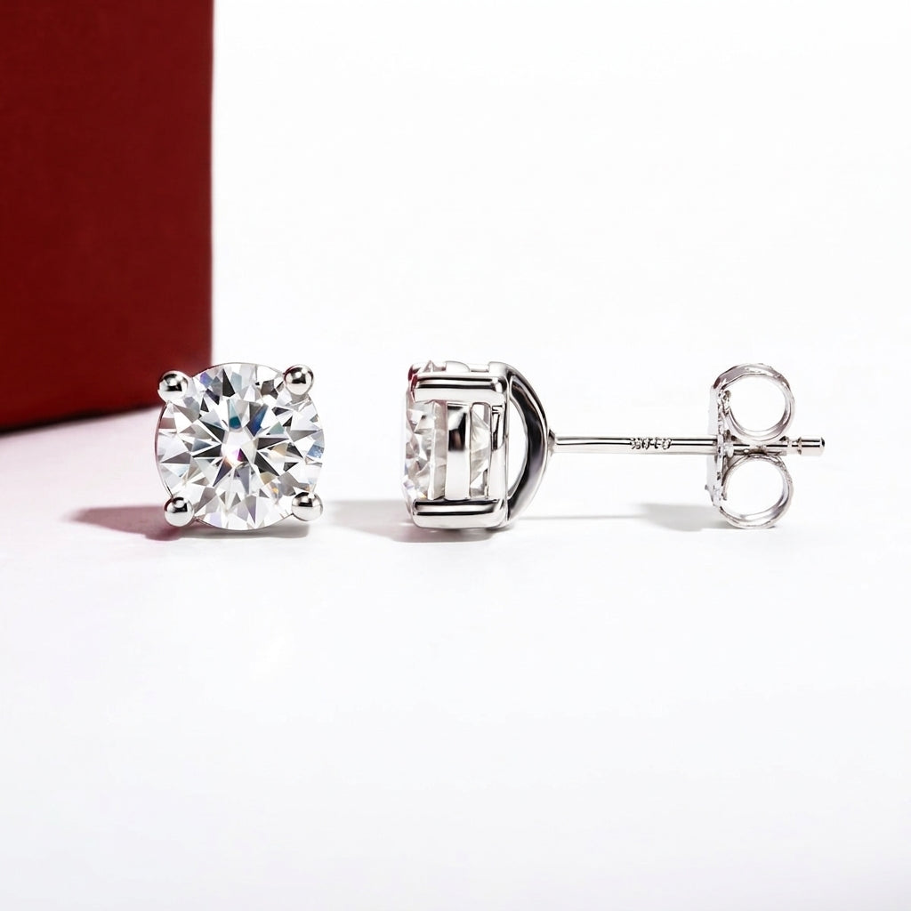 Brillant Or 10k Moissanite Earrings