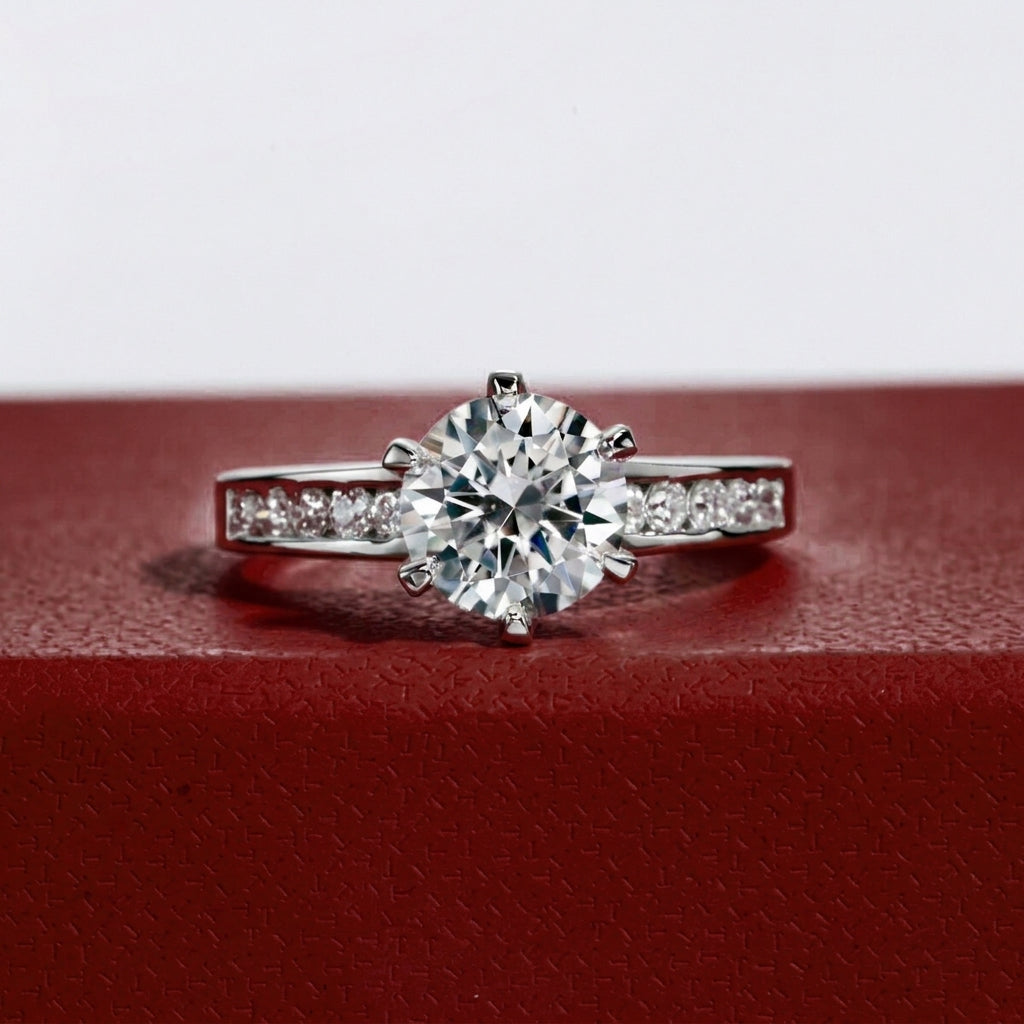 Galaxy Moissanite Ring