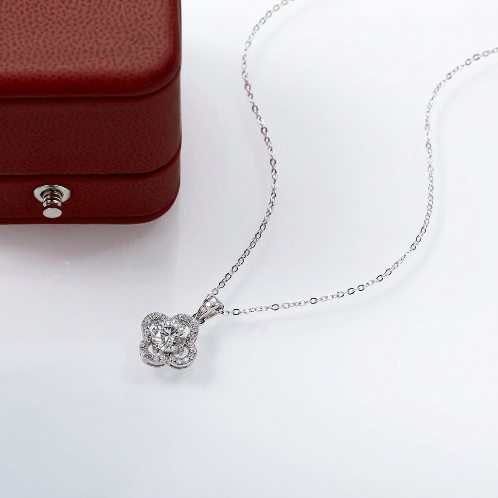 Fleur Moissanite Necklace