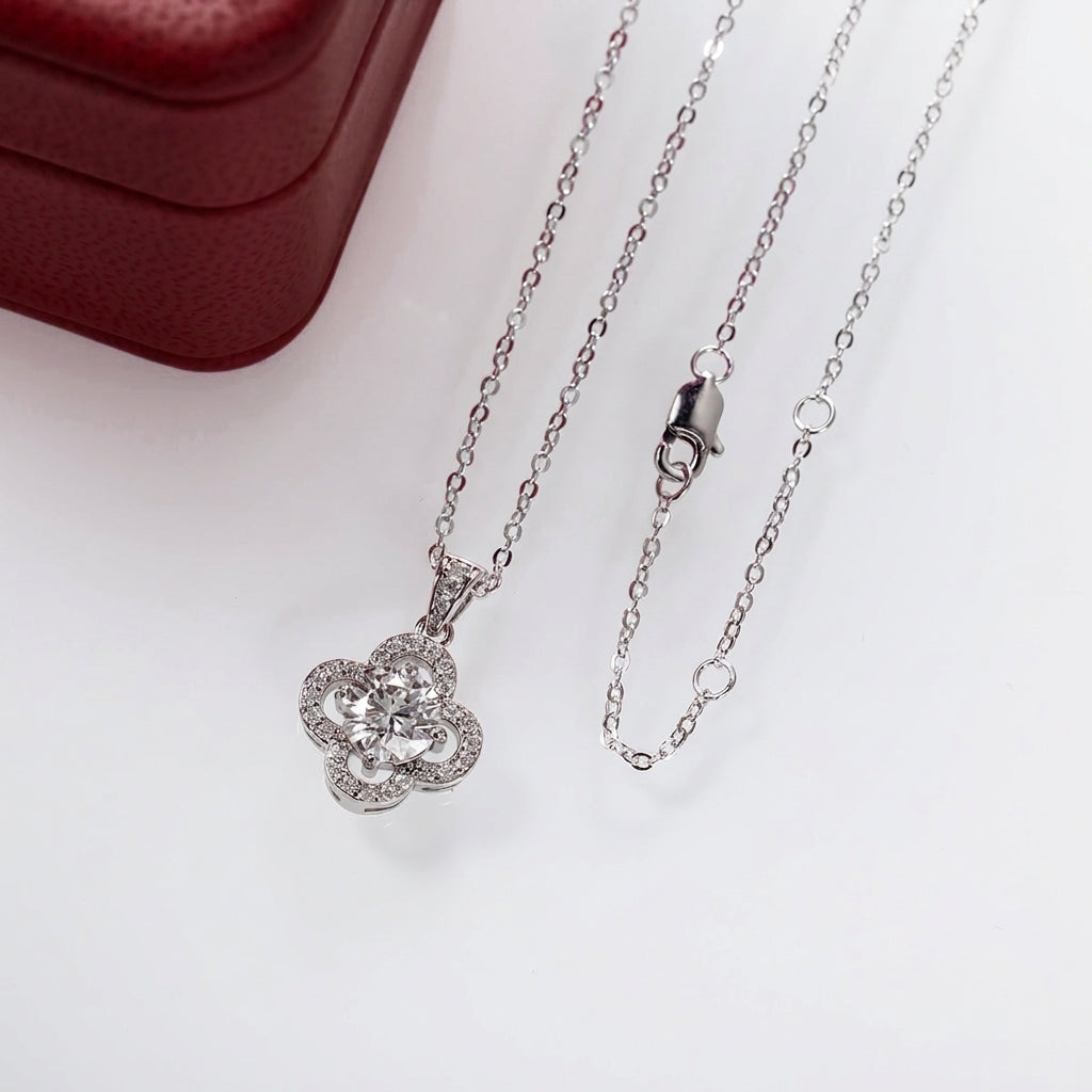 Fleur Moissanite Necklace