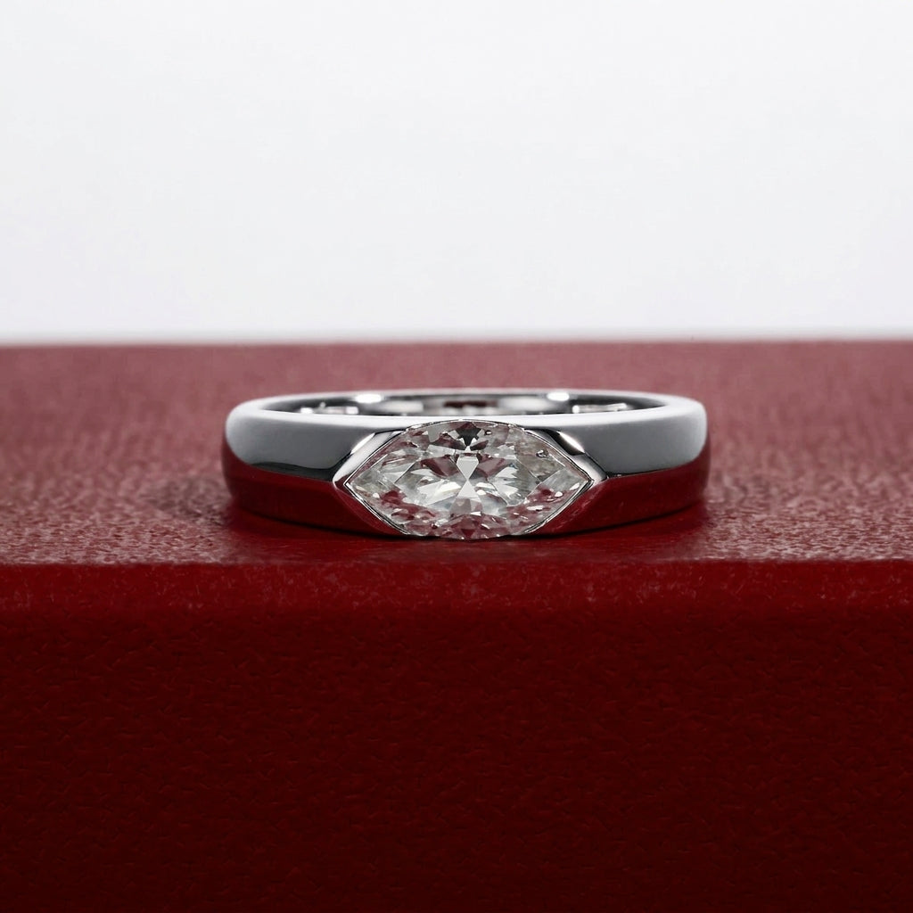 Highness Marquise Moissanite Ring