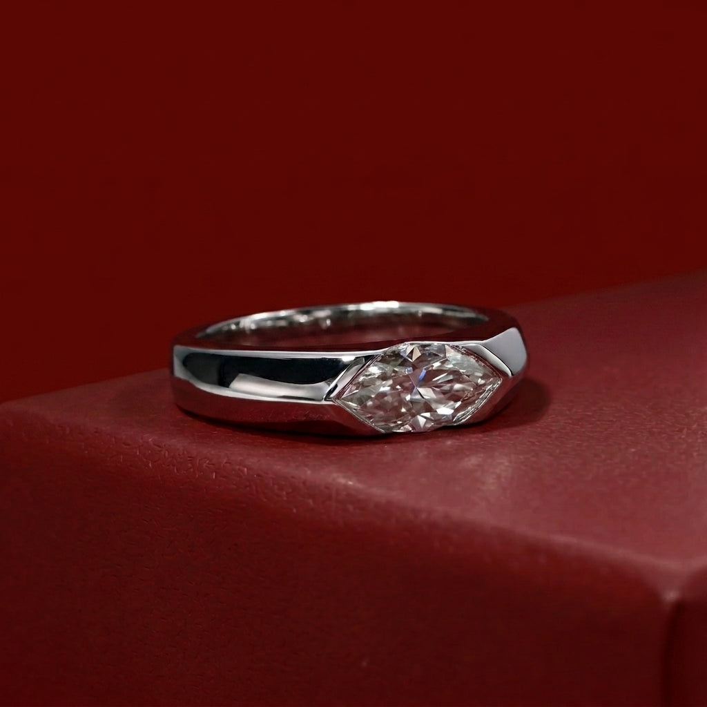 Highness Marquise Moissanite Ring