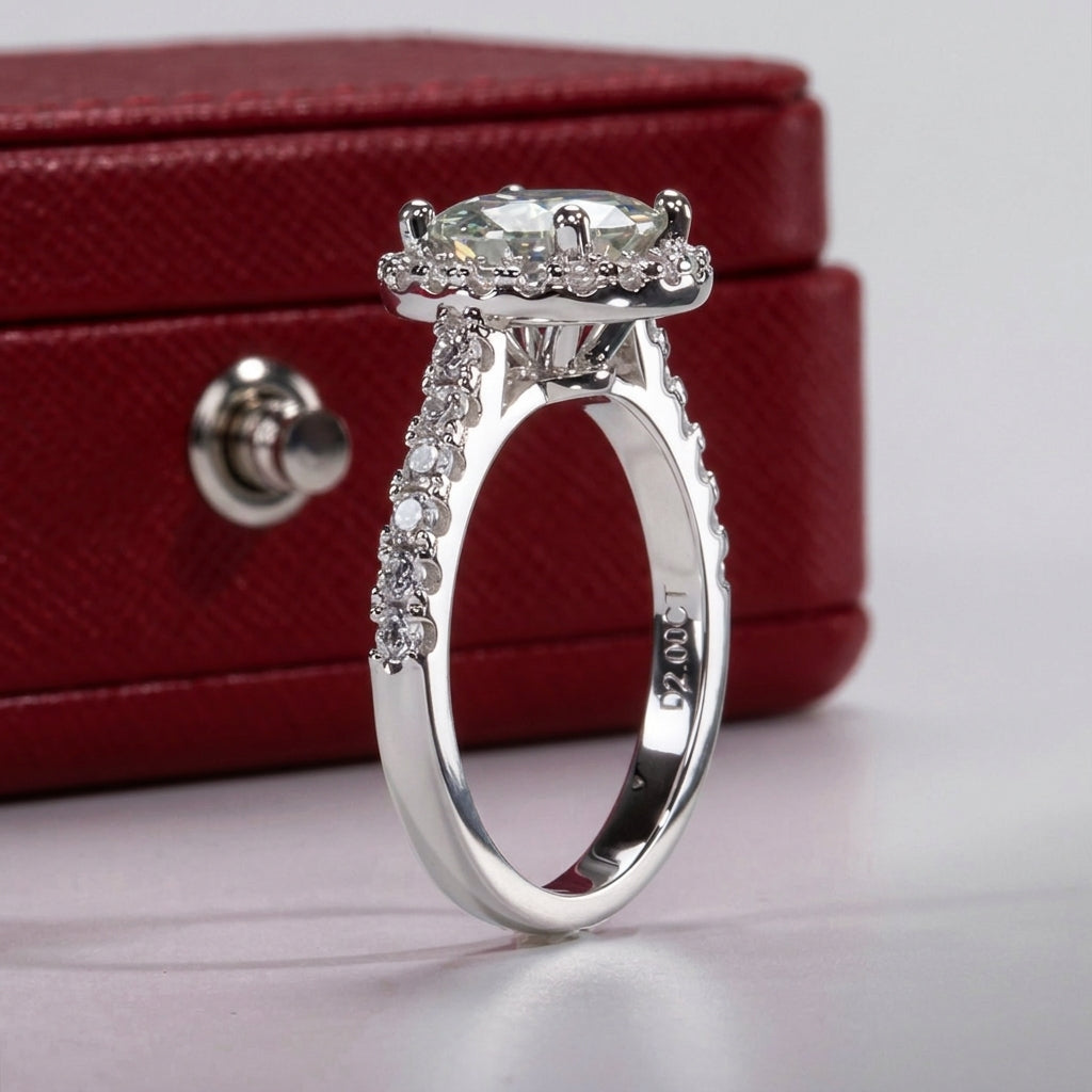 Fil d'Or Moissanite Ring