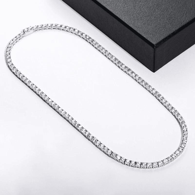 Large Riveira Moissanite Necklace