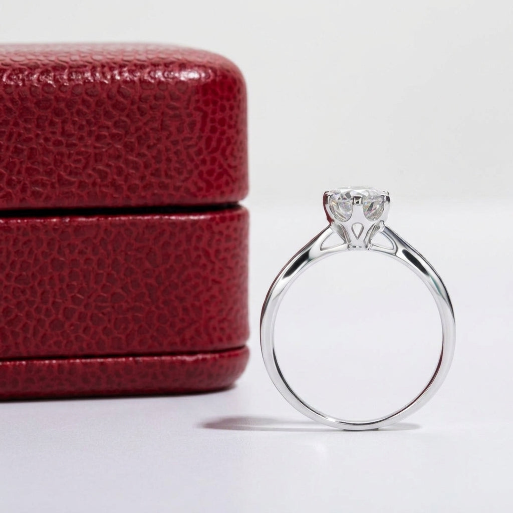 Boreal Moissanite Engagement Ring