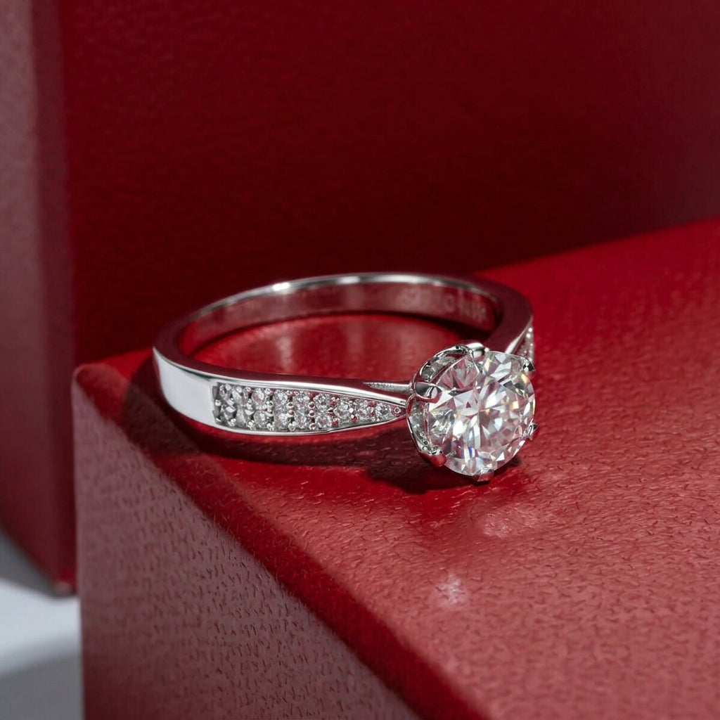 Boreal Moissanite Engagement Ring
