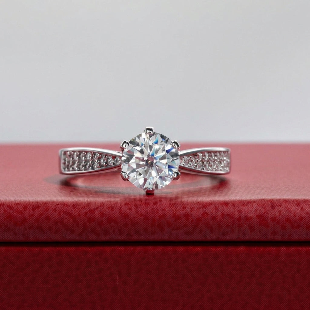 Boreal Moissanite Engagement Ring