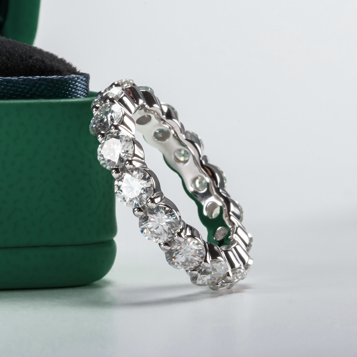 Galaxy Moissanite Wedding Ring