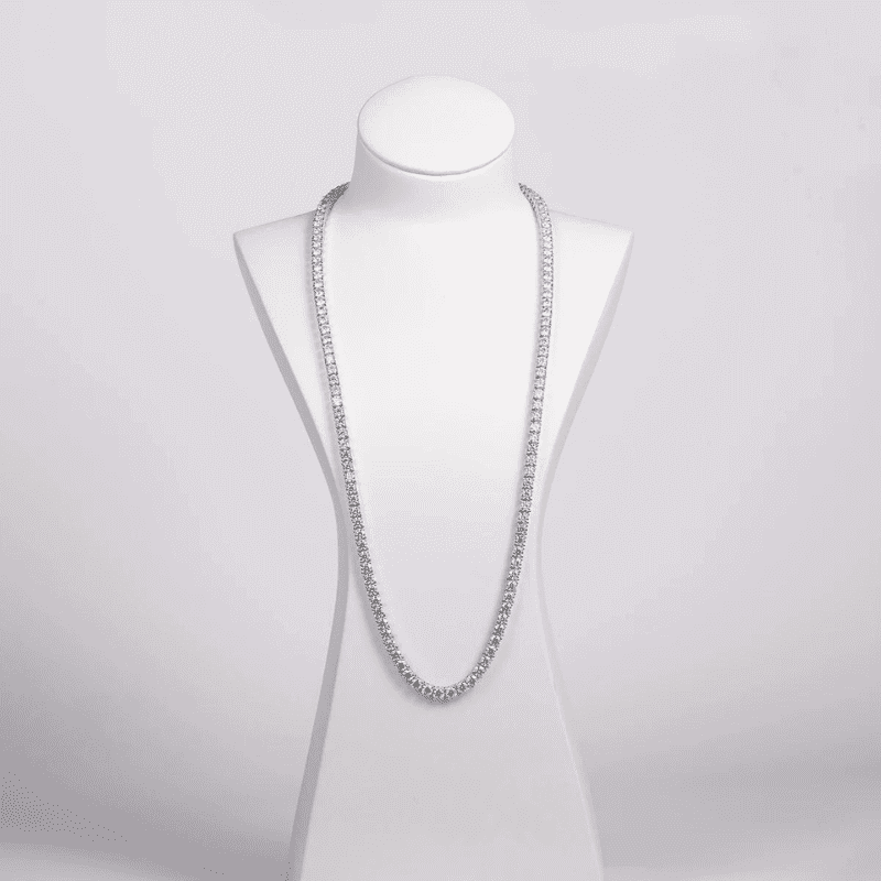 Large Riveira Moissanite Necklace