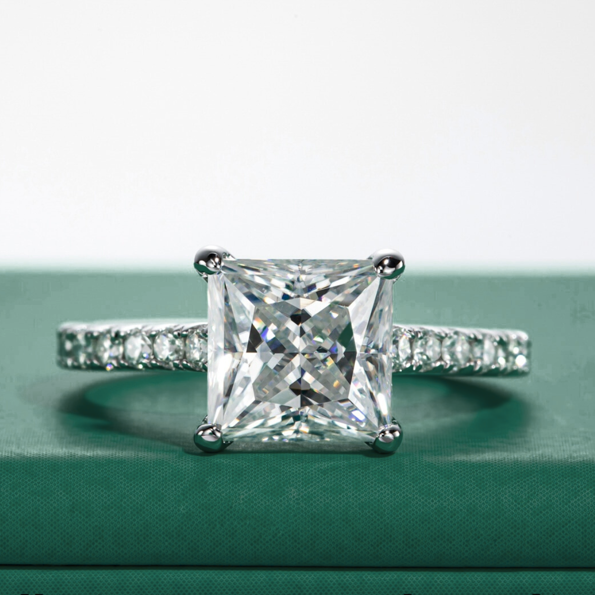 Princess Moissanite Set 