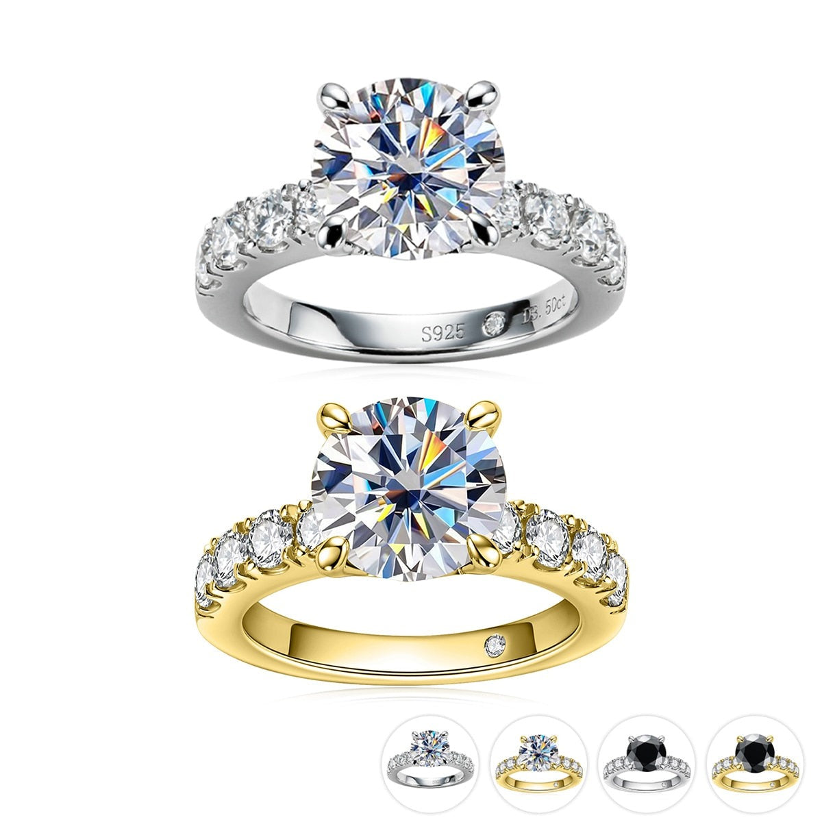 Celestial Moissanite Ring