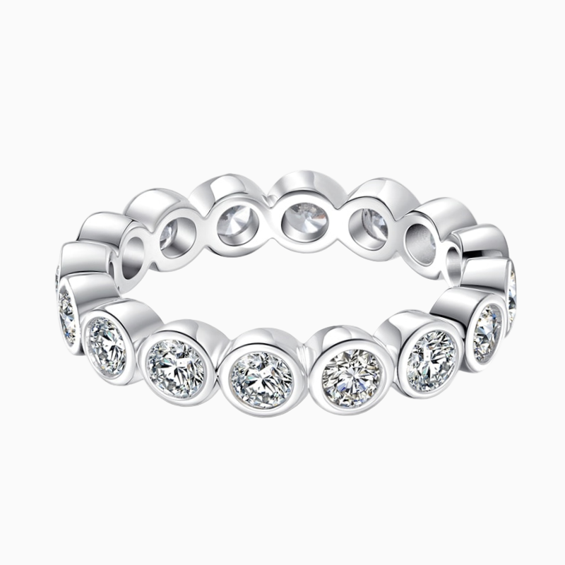 Perle Moissanite Wedding Band